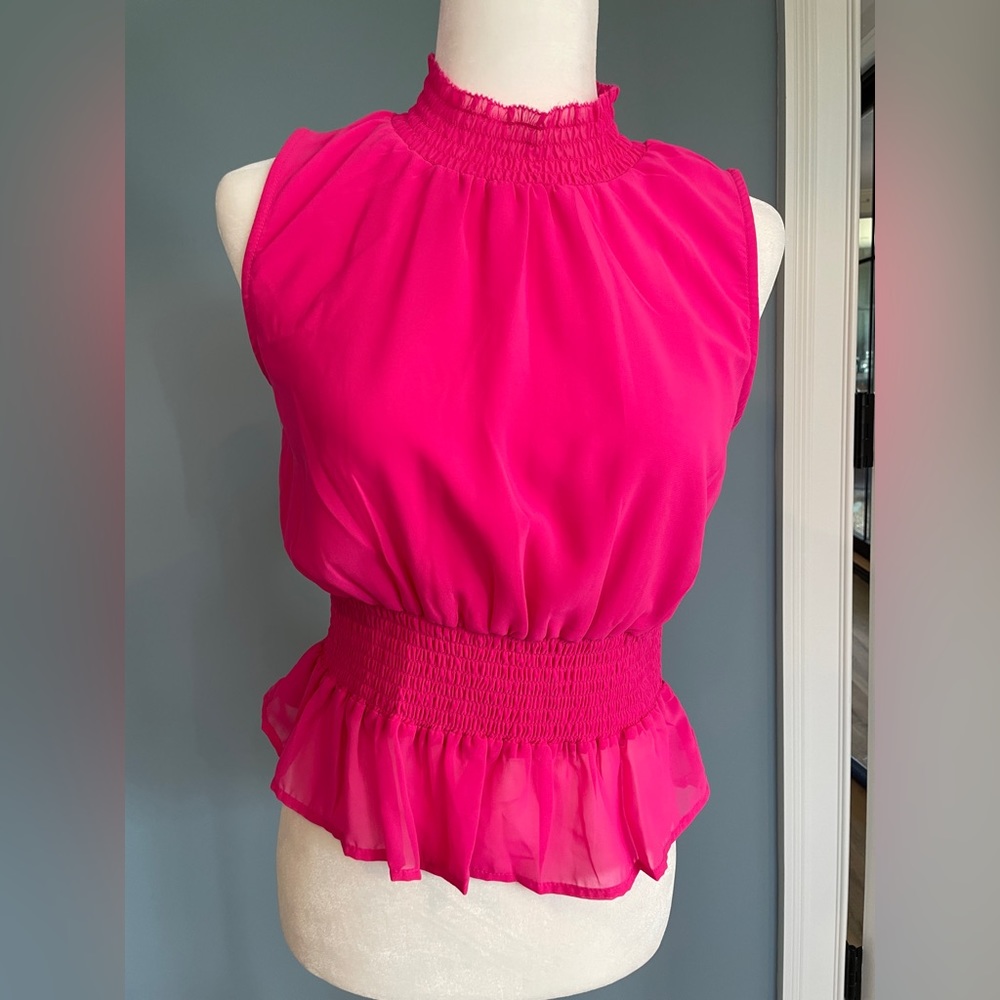 Japna high-neck tank top blouse
